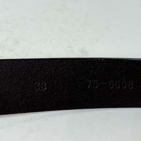 Johnston & Murphy 38W Genuine Leather Burnt Brown Genuine Leather Belt - Picture 10 of 11